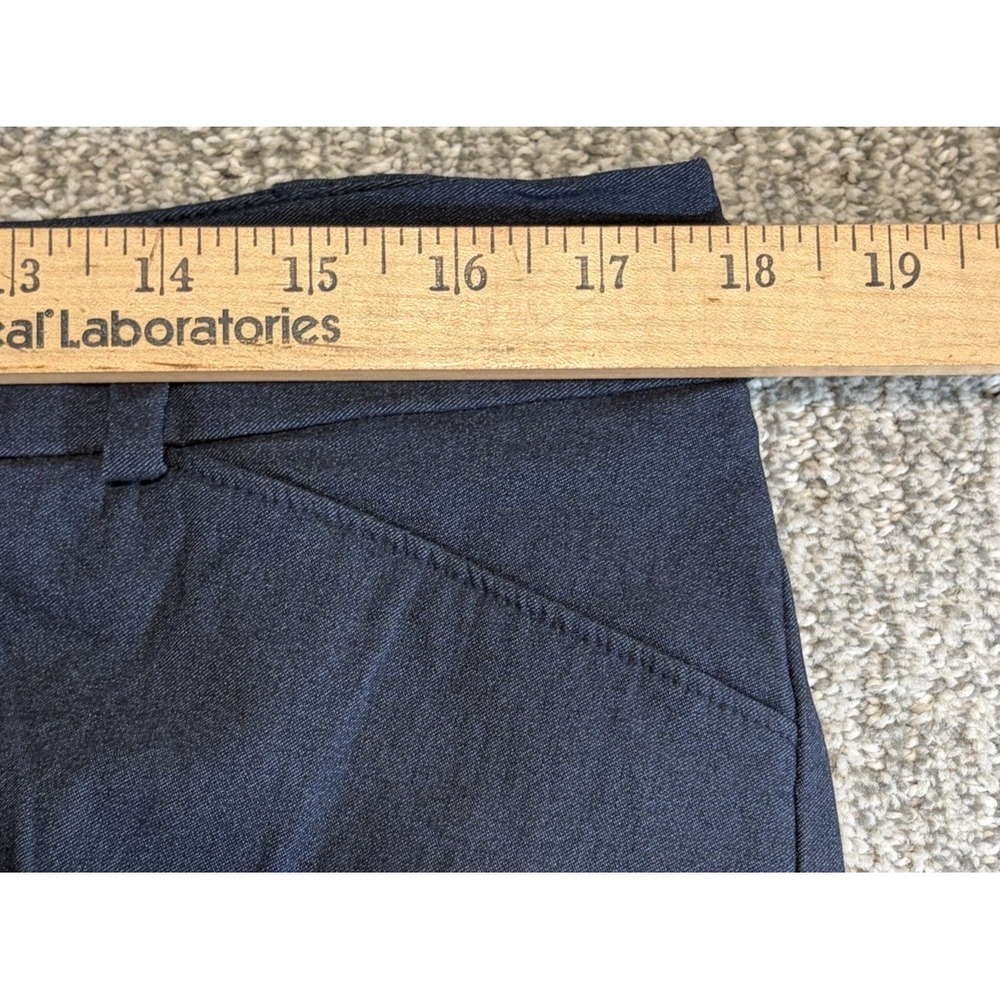 Lane Bryant Navy Blue Women's‎ Wide-Leg Dress Pants Stretch Size 16R EUC 36x30 - Picture 4 of 6